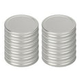 thumbnail image 7 of 12 Pcs Iron Mason Jar Lids Regular Mouth Mason Canning Jars Top Food Storage Silver Tone, 7 of 7
