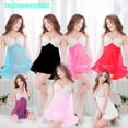 thumbnail image 2 of [fashionwayswac] 2 piezas babydoll lencería mujer lencería vestido conjunto ropa de dormir ropa interior ropa de dormir [fwac]pangjing, 2 of 4