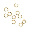 thumbnail image 3 of Pendientes de aro de acero inoxidable, 10 piezas de pendientes de aro, pendientes de acero inoxidable dorados, accesorios, pendientes sencillos, diseño revolucionario, 3 of 14