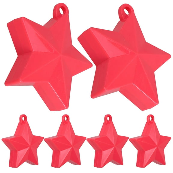 FOMIYES Balloon Anchors Weights Star Balloon Stand Rosy Pet 6Pcs