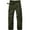 Green, variant on Asfixiado Cargo Pants for Men Black Cotton Pants Casual Travel Hiking Trousers Heavy Duty Workwear with 10 Pockets (No Belt)