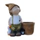 thumbnail image 1 of Estatua de resina, linda maceta, contenedor, expositor, organizador, figura única Estatua del niño, 1 of 6