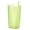 Green, variant on D-GROEE 360ml%26380ml Baby Plastic Cups with Straw Cup Leak-proof Large Capacity Cup for Students