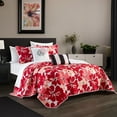 thumbnail image 2 of Aster 5 Piece Quilt Set Contemporary Floral Design Bedding, 2 of 6