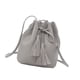 thumbnail image 3 of Bolso Bucket Bolso De Hombro De Cuero De Imitación Mujer Bolso De Crossbody Con Cordón De Borla De Color Sólido, Gris Scienceny AP000970-01, 3 of 7