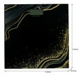 thumbnail image 6 of Bath Bliss Glass Bathroom Body Weight Scale in Black & Gold, Battery Powered, 330 lb Capacity, 6 of 7