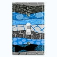 thumbnail image 1 of Metal Light Switch Plate Cover Colorful Safari African Tribal Art Pattern SFR035, 1 of 13