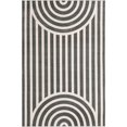 thumbnail image 2 of Unique Loom Whimsy Kids Collection Area Rug - Lines (6' 1" x 9' Rectangle Silver Gray/Ivory), 2 of 9