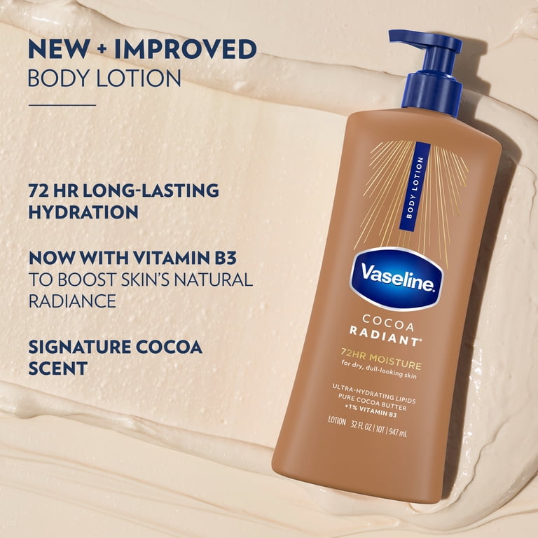 Vaseline Intensive Care Body Lotion for Dry Skin Cocoa Radiant