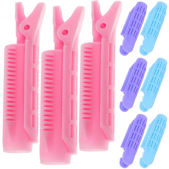 VANIDO 9 Pcs Volumizing Hair Root Clips Fluffy Wave Hair Clips Hair Root Curlers Hair Styling Rollers Tools for Women Girls