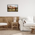 thumbnail image 3 of Stupell Industries Transitional Show Ready Horse with Saddle Black Framed Giclee Art, 18 x 12, by Petals Prints Design, 3 of 8
