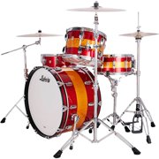 Ludwig Classic Maple 3-Piece Pro Beat Shell Pack With 24 Bass Drum Red/Gold Tri-Band