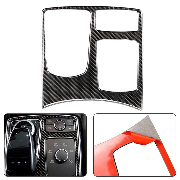 Carbon Fiber Console Gear Shift Panel Trim For Gle Gls 2016 2018 Upgrade Your Car'S Interior With Premium Decor