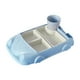 thumbnail image 2 of 4 unids/set de vajilla de bambú, juego de cena para niños pequeños, juego de vajilla para niños, , tazón, taza, utensilios, cubiertos, respetuoso Azul Baoblaze Placa de servicio, 2 of 8