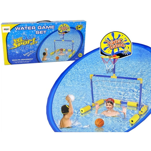 Water Play Set Goal Basket Balls 2 in 1
