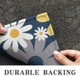 thumbnail image 6 of Navy Daisy Flower Pattern Door Rugs,Washable Non Slip Door Mats Indoor,Decorative Door Mats,Entry Mat Indoor for Entrance,Bedroom,Kitchen,Bathroom,17"x30", 6 of 6
