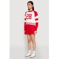 thumbnail image 4 of Womens Daisy 28 Varsity Stripe Graphic Sweater, 4 of 5