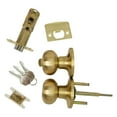 High Quality Door Knob Lock Entry Keyed Cylinder 3 Keys Exterior