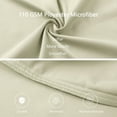 thumbnail image 4 of PiccoCasa Soft Microfiber Zippered Pillowcase Set of 2, King Khaki, 4 of 7