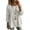 White, variant on Setooff Cotton Linen Peplum Long Sleeve Blouses for Women, Round Neck Raglan Shirred Shirts, Solid Loose Plus Size Casual Fall Tops for Women