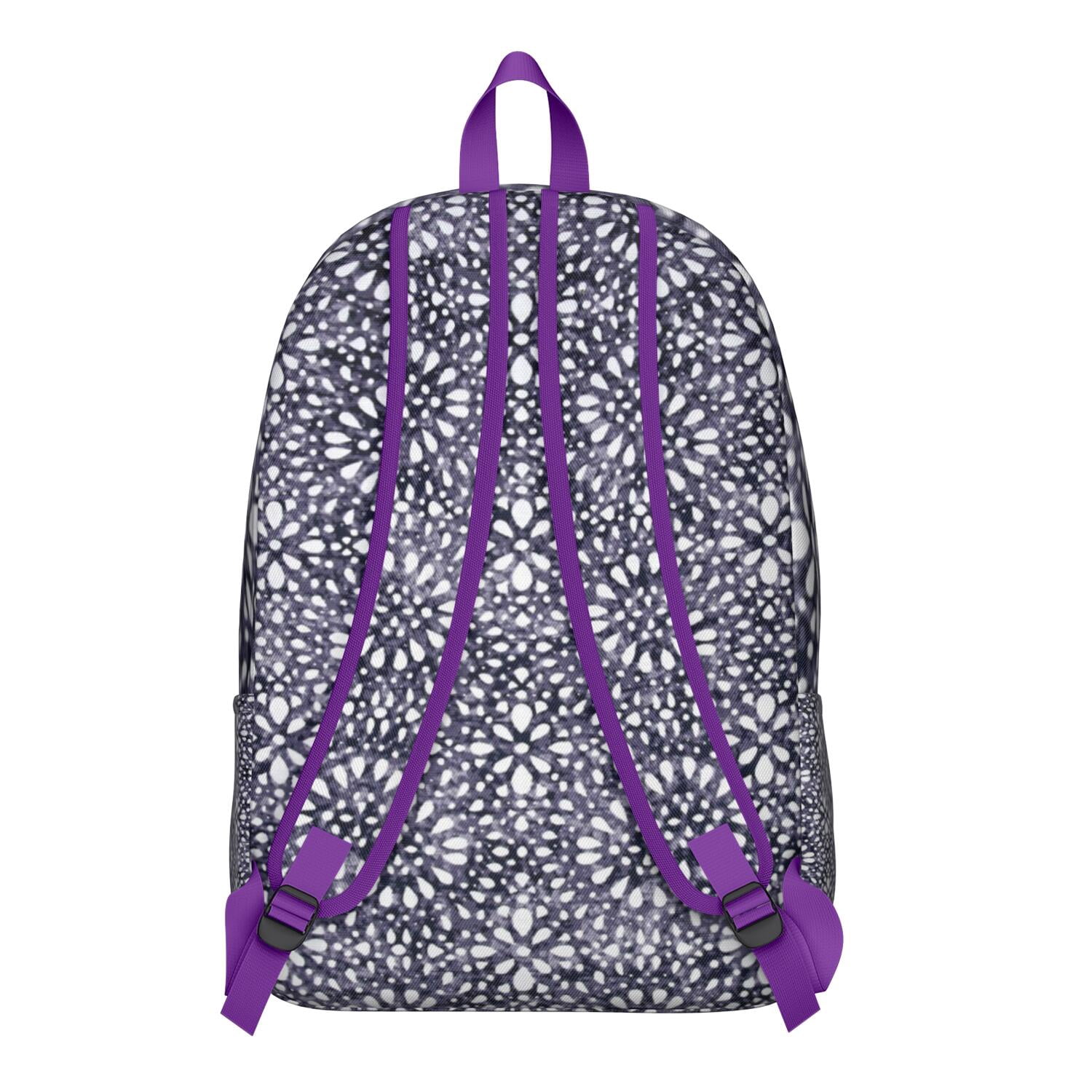 Bohemian Style Travel Backpack for Women, Durable Laptop Daypack with Colorful Tribal Print and Multi-Pocket Design