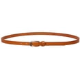 thumbnail image 2 of Women's 1/2" (13 mm) Skinny Cowhide Full Grain Leather Dress Belt, 2 of 3