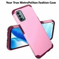 thumbnail image 3 of Kaleidio Case For OnePlus Nord N200 5G [Astro Armor] Rugged Slim [Shockproof] Impact Protector Hybrid Cover [Light Pink/Wine], 3 of 6