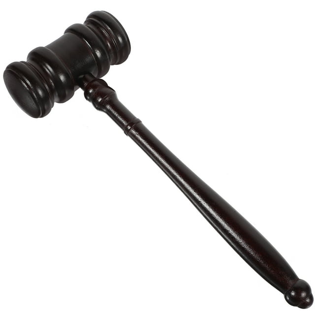 Martillo de madera duradero, práctico, para abogados y jueces, venta en subasta. Martillo de madera (solo martillo).