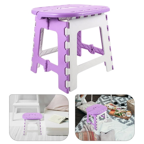 OULII Tabouret Pliant Compact Portable pour Usage Extérieur Pêche Camping Voyage Siège en Plastique Robuste