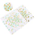thumbnail image 3 of 20 servilletas de papel con estampado de estrellas y lunares, ideales para fiestas, bodas y cumpleaños (lunares dorados)., 3 of 5