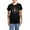 With Blue Strpe Pant, variant on - Peace Love Elephants Women's Dark Pajamas - Women's Short Sleeve Print T-Shirt and Pants Dark Cotton Pajama Set