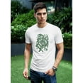 thumbnail image 2 of Ornamental Chinese Green Snake T-Shirt Men -Image by Shutterstock, Male Medium, 2 of 4