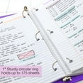 thumbnail image 5 of BAZIC 3 Ring Binder 1" Economy View Binders Purple, Hold 175 Sheets, 12-Count, 5 of 8