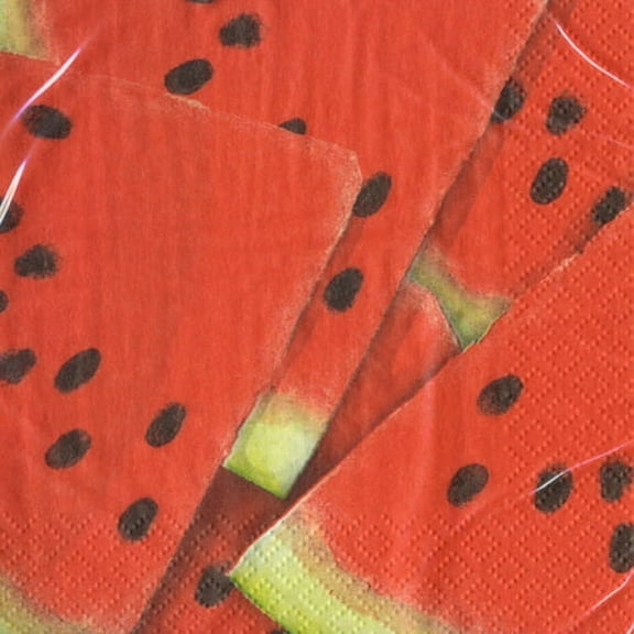 Watermelon 'Picnic' Small Napkins (16ct)