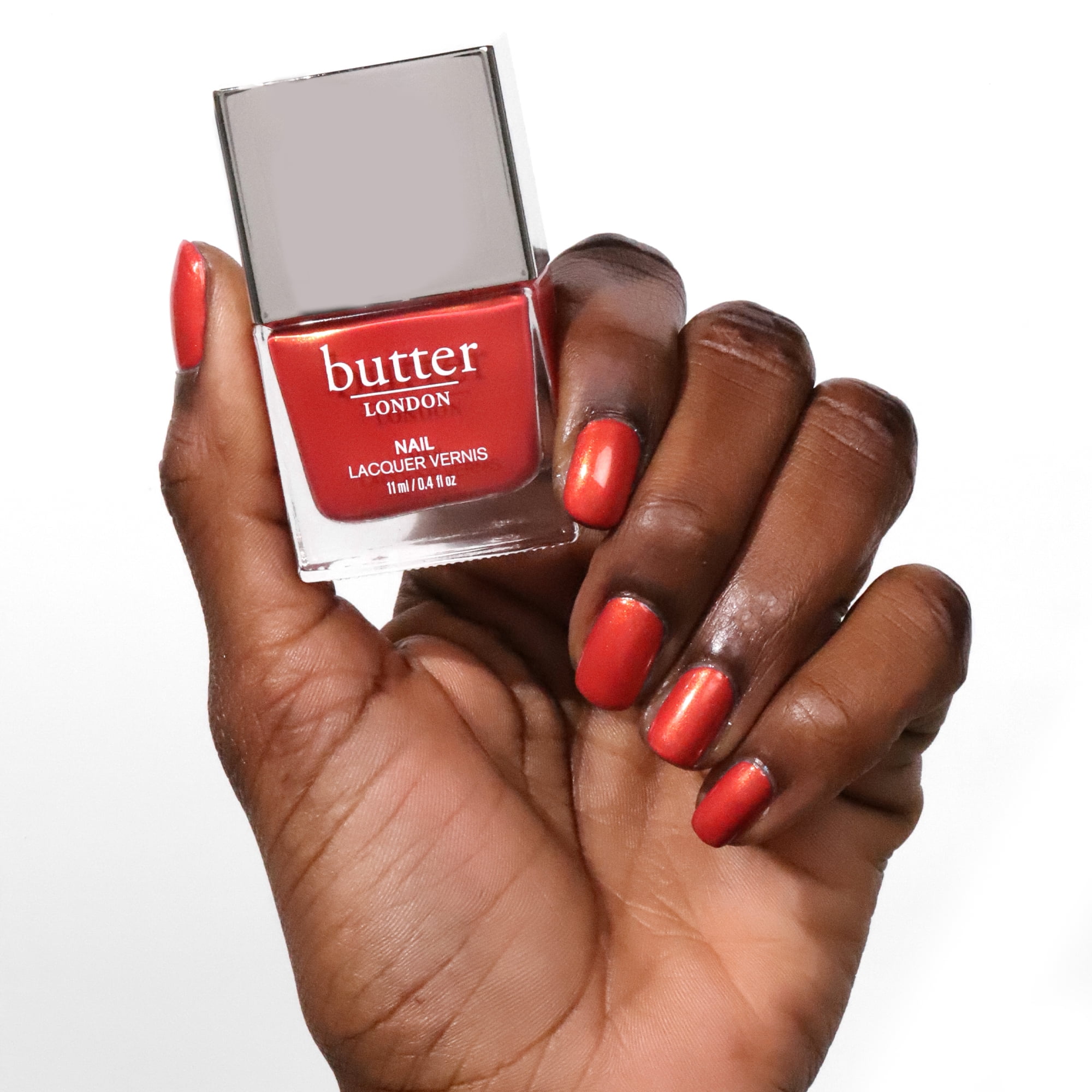 Butter London Empire Red Patent Shine 10X Nail Lacquer, 0.4 fl oz