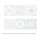 thumbnail image 1 of 6 piezas de herramientas de jabón acrílicas y 1 de acero inoxidable, herramientas de bricolaje reutilizables para manualidades Estilo C, 1 of 8
