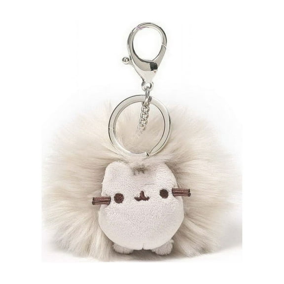 Enesco ENS-4060001-C Pusheen 4" Poof Plush Backpack Clip