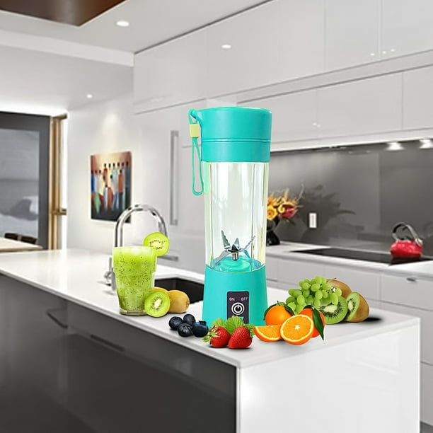 Xinwanna 400ml Portable 6 Blades Blender USB Rechargeable Fruit Juice