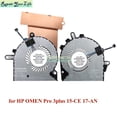 thumbnail image 5 of CPU GPU Cooling Fan Cooler For HP OMEN Pro 3plus 15-CE 15-CE000 TPN-Q194 929456 929455-001 G3A Graphics Card Fans Radiator CPU GPU Both, 5 of 5