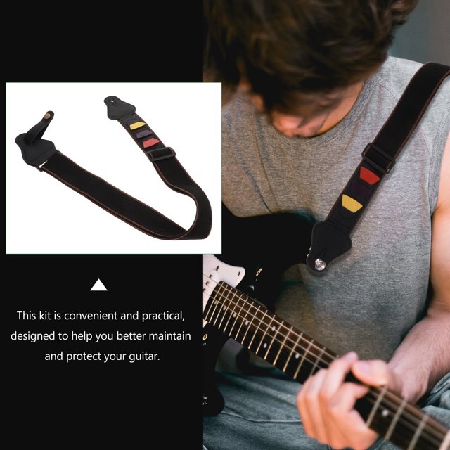 EXHUMKY 1Jgo Kit De Correa Para Guitarra Con Simple Y Cómodo Ideal Para Presentaciones Musicales