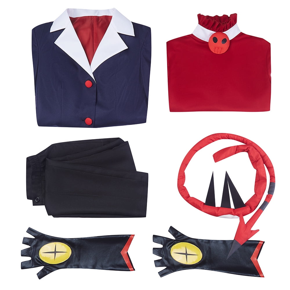 Disfraz de Anime Helluva Boss Blitzo para fiesta de cosplay uniforme con cola traje de Halloween para hombres y mujeres personalizado Walmart en linea