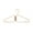 Apricot, variant on SunRoad Collapsible Hanger Clothes Drying Rack Strong Load-bearing Not Easily Deformed Foldable Design Travel Hanger