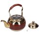thumbnail image 2 of Tetera de 1,5 l, hervidor de agua de té de acero inoxidable 304, hervidor de café para cocina de inducción, dorado, 2 of 8