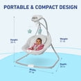 thumbnail image 2 of Graco Simple Sway Baby Swing, 5.5 - 30 lb, Abbington, 2 of 9