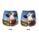 thumbnail image 3 of Balery Blue Sky Meadow Cute Cow Pantalones cortos deportivos para mujer con forro y dos bolsillos, elásticos, para entrenamiento, gimnasio, yoga-Medium, 3 of 7