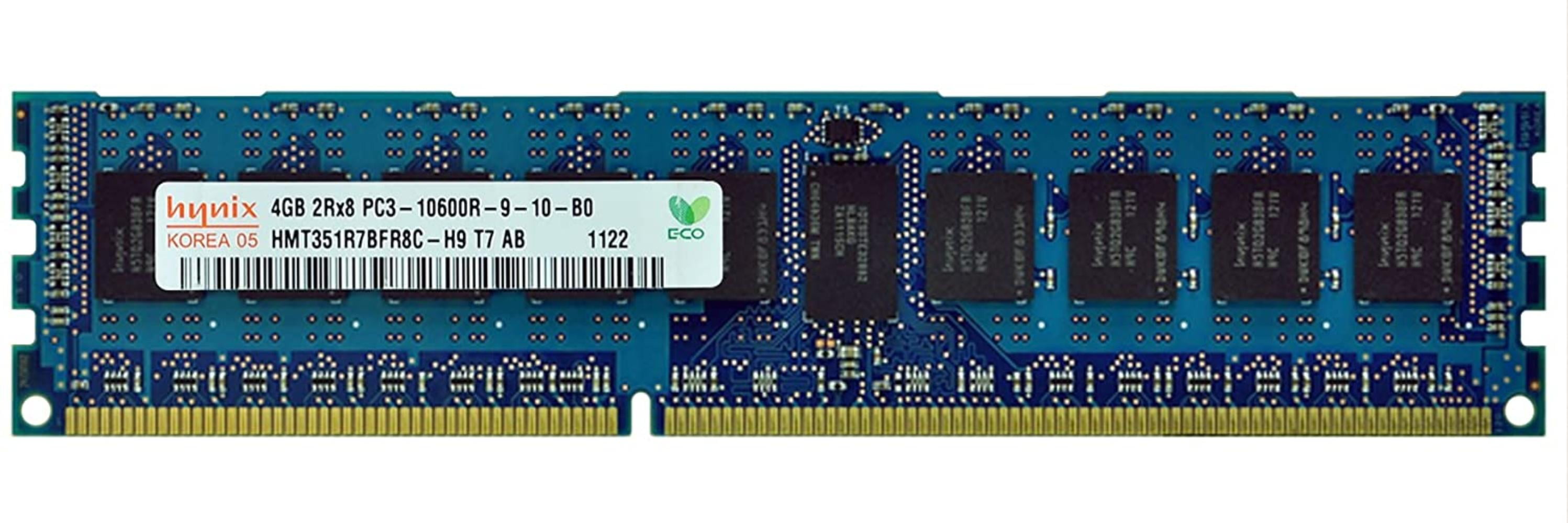 Hynix 4GB DDR3L 1333Mhz 2Rx8 PC3L-10600E 240-PIN ECC Unbuffered Memory Ram Sdimm 