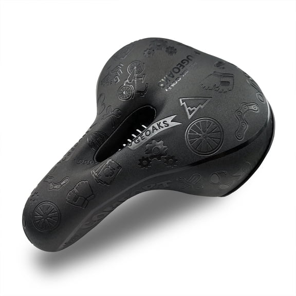 HUGEOAKS Comfort Bike Seat for Women and Men, Bicycle Seat , Bicycle Saddle