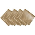 thumbnail image 4 of Newbridge Gold Beige Damask Barcelona Scroll 90 inch Round Fabric Holiday Dining Tablecloth, 4 of 4