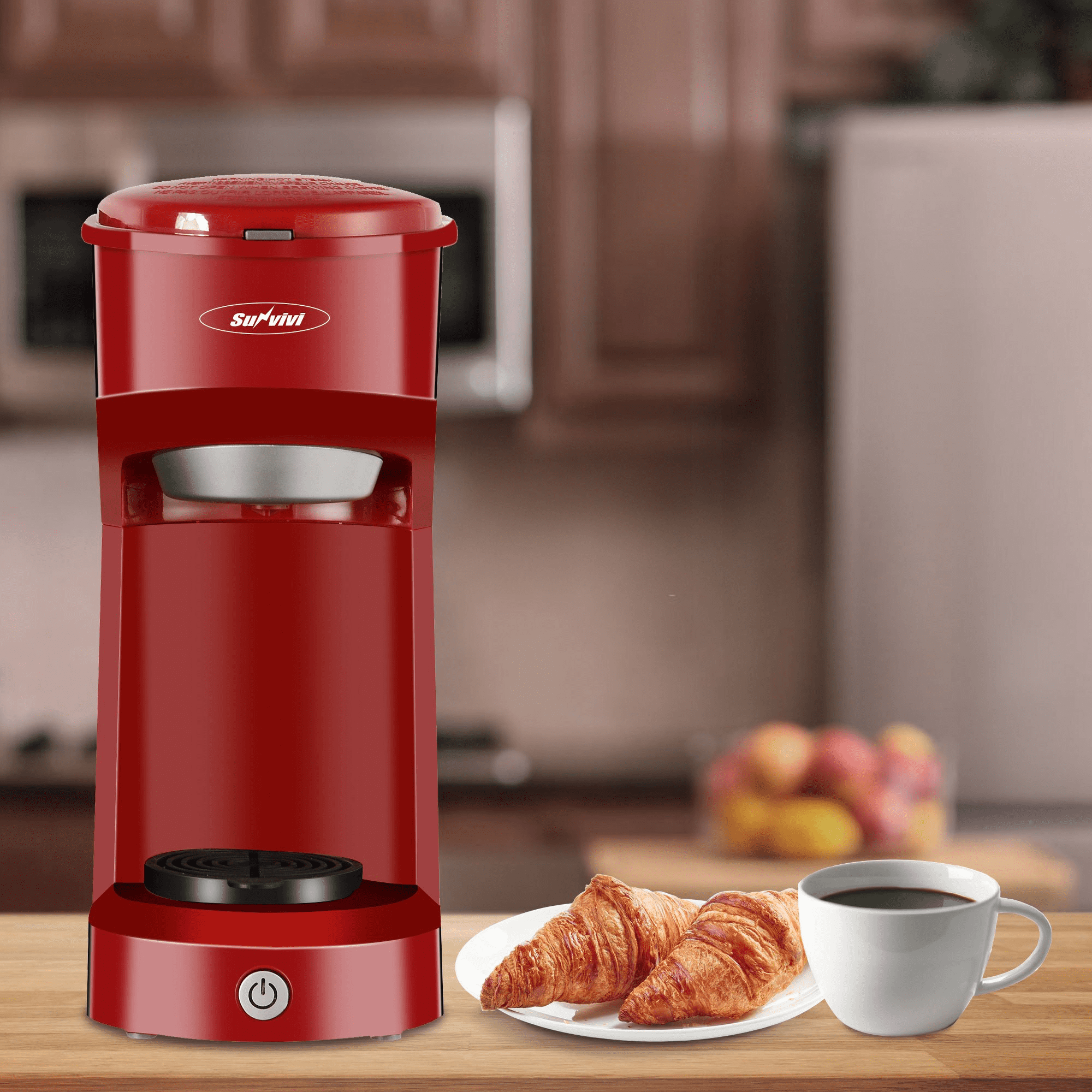 Koblenz Multi Pod Stainless Steel Espresso, Coffee, and Tea Maker, Red and  Black, 1 Piece - Fry's Food Stores