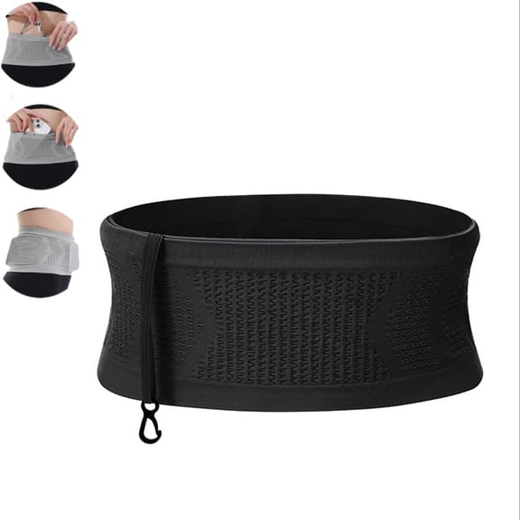Essential Gear: Versatile Fanny Pack Running Belt, Soft Material Moisture Wicking Waist Bag for Universal Size Travel Sports Fitness Hiking Women & Men